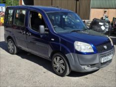 09/09 FIAT DOBLO ACTIVE 1368cc 5 Spd Manual Petrol MPV (Blue, 62k) SP09CJY