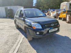 10/10 KIA SPORTAGE XE CRDI 4WD 1991cc 6 Spd Manual Diesel Estate (Black, 139k) NX10WUU