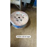 500M ROLL OF ROPE *** LOCATED OFFSITE EX15 2 AREA.