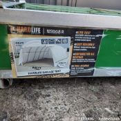 HARDLIFE GARAGE TENT UNUSED 12FT WIDE X 20FT LONG