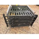 UNUSED GALVANISED IRON FENCE PANELS
