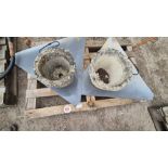 2 PLANTERS *** No Vat On Hammer - Auctioneers Marg