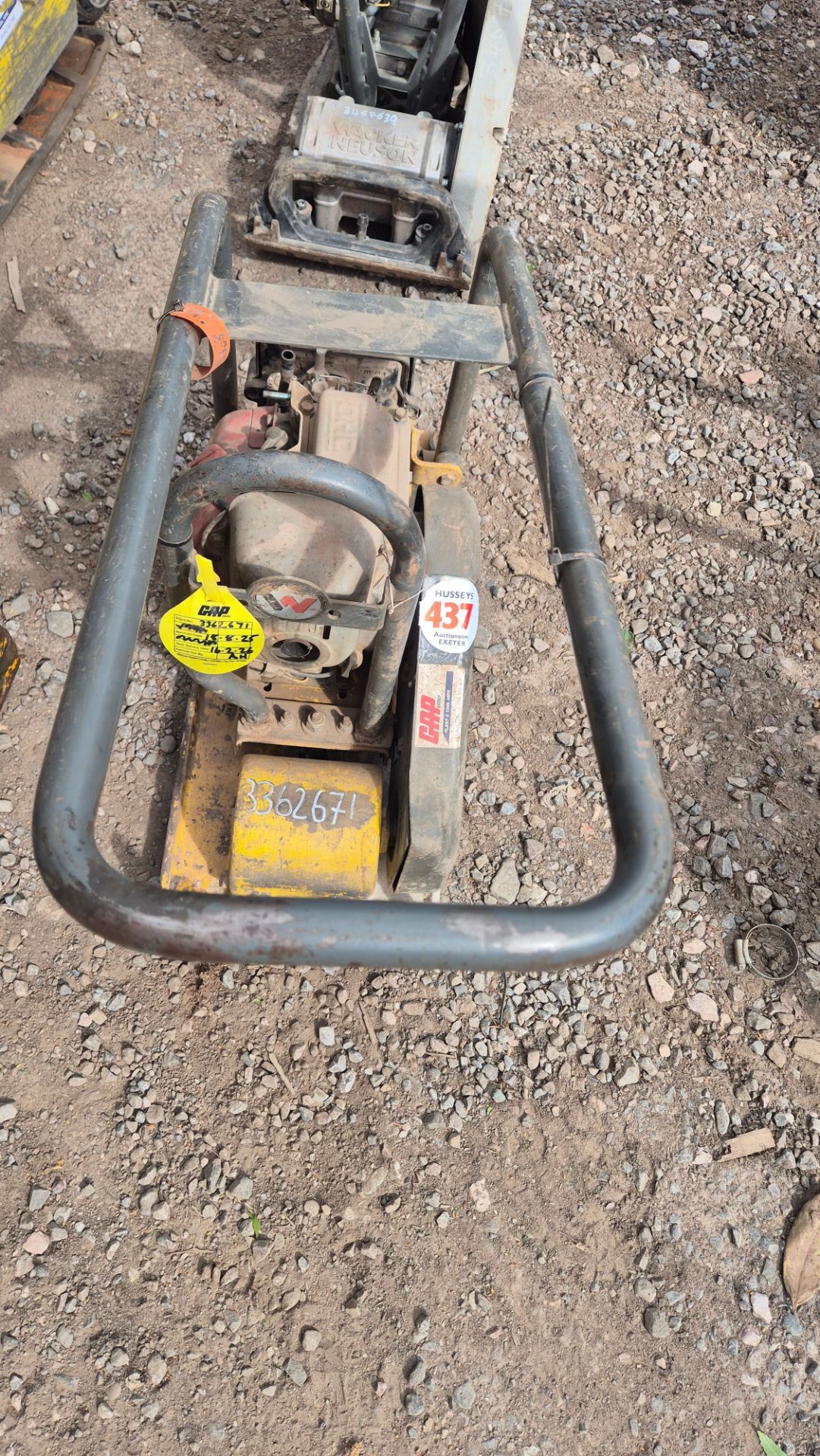 WACKER PLATE 3362671 *** Direct From GAP ***
