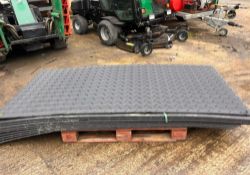 10 NEW 8X4 12MM THICK GROUND PROTECTION MATS
