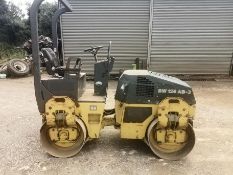 BOMAG BW120-3AD TWIN DRUM ROLLER, RUNS DRIVES VIBE