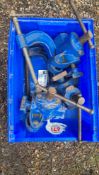 BOX OF CLAMPS ***EX HIRE SOLD DUE TO DEPOT CLOSURE