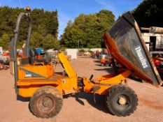 THWAITES 3 TON SWIVEL SKIP DUMPER WITH YANMAR ENGI