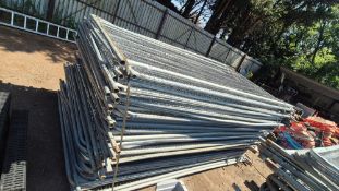 APPROX 50 HERAS FENCE PANELS ***DIRECT FROM GAP***