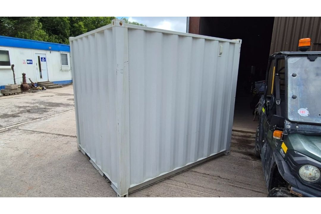 8FT OFFICE CONTAINER/ STORE UNUSED C.W SIDE DOOR, - Image 3 of 7
