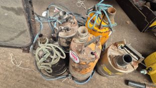 SUB PUMPS *** No Vat On Hammer - Auctioneers Marg