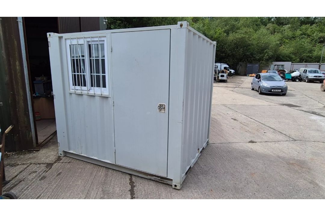 8FT OFFICE CONTAINER/ STORE UNUSED C.W SIDE DOOR, - Image 1 of 7