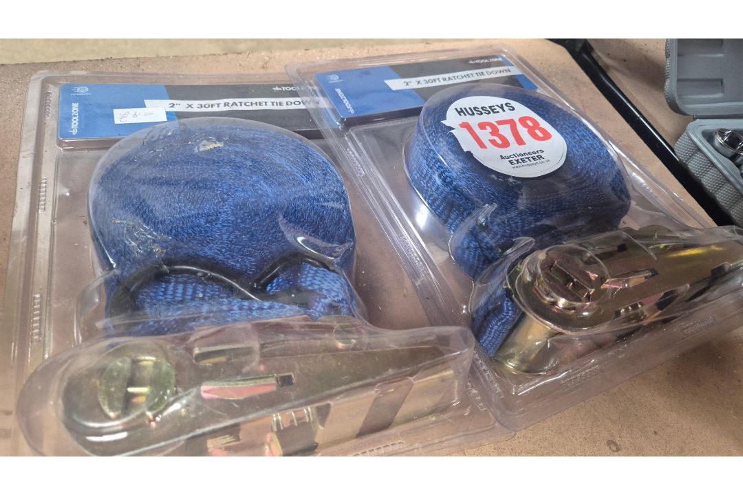 PR OF RATCHET STRAPS *** No Vat On Hammer - Aucti