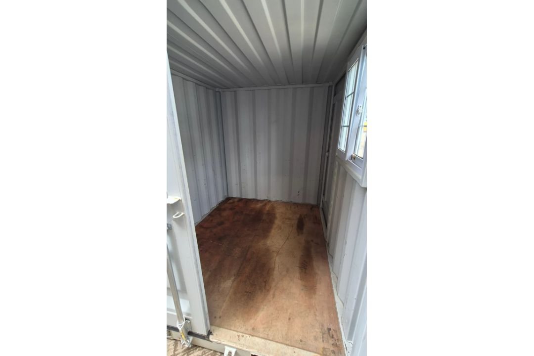 8FT OFFICE CONTAINER/ STORE UNUSED C.W SIDE DOOR, - Image 7 of 7
