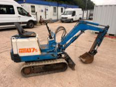 AIRMAN HM075 MICRO DIGGER C.W 1 BUCKET RTD