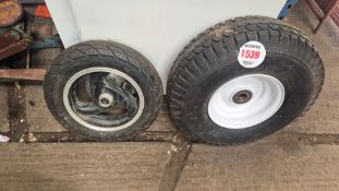 2 WHEELS *** No Vat On Hammer - Auctioneers Margi