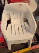 4 SOUND GARDEN CHAIRS *** No Vat On Hammer - Auctioneers Margin S
