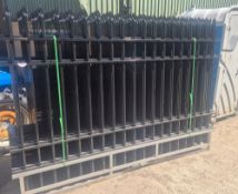 22 SITE FENCE PANELS UNUSED 9FT7 WIDEX6FT4 TALL
