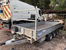 2025 IFOR WILLIAMS 14FT TRI AXLE PLANT TRAILER NO VAT