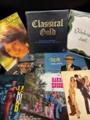 A collection of LP and 7" singles including Glenn Miller, Frank Sinatra, Bonnie Tyler, Bucks Fizz,