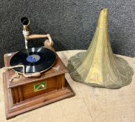 An early 20th Century His Masters Voice gramophone