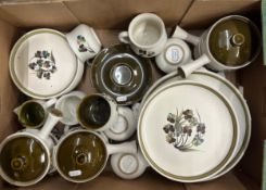 A Denby Shamrock dinner service *Not available for packing and posting*