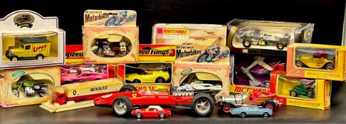 A collection of Die-Cast vehicles mainly boxed examples to include, Matchbox Speed Kings, Zylmex,
