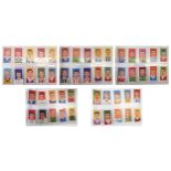 A collection of Fifty Barratt & Co Ltd. Famous Footballers cigarette cards, numbers 1-50, complete