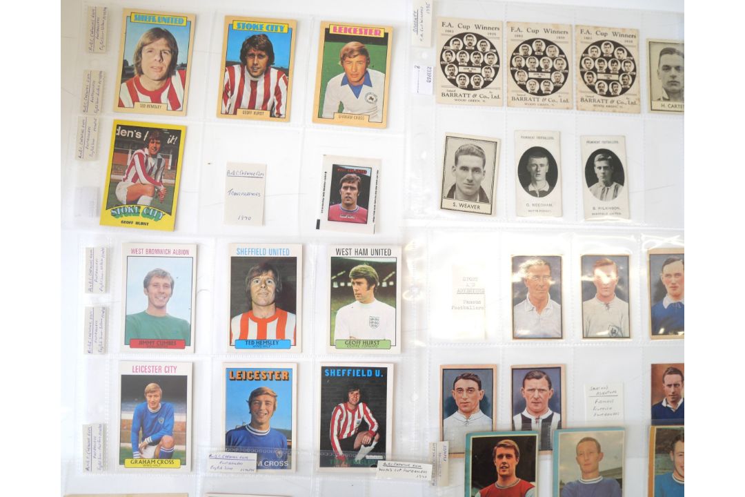 Assorted collection of cigarette / trade cards odds and part sets to include A&BC football cards, - Image 2 of 10
