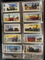 Railway themed collectors cards; Full set of 50 Robert R Miranda 150 years of Locomotives,