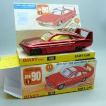 A Dinky Toys 108 Sam's Car, from Joe 90, in a reproduction box