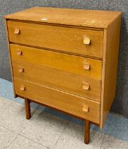 A Symbol Furniture teak chest of drawers