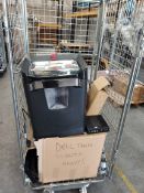 A quantity of Dell Wyse thin clients, Vertiv KVM switches, Adderlink DVI extender