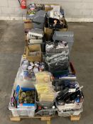 Three pallets of assorted household and garden related items.