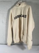 A pre-owned Essentials - Fear of God hoodie, XL.