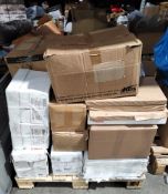 A pallet of mainly A4 office paper and related.