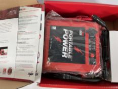 A boxed as new Portable Power 1800 Rapid Charge,12V Jump Starter.