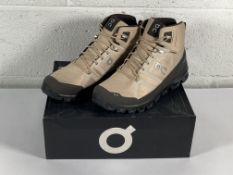 A pair of On-cloud Cloudrock shoes (UK 11).