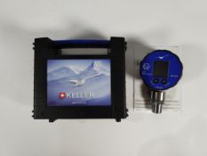 An as new Keller Leo-Record-Ei (ATEX), (300bar) with carry case.