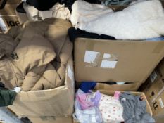 Assorted pre-owned clothing and related.