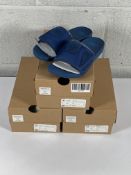 Three pairs of children's Ugg beach slide sandals (size 13).