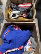 Fifteen assorted pre-owned pro-sport leather jackets.