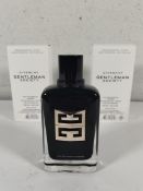 Two as new Givenchy Gentleman Society eau de parfum 100ml (tester bottles).