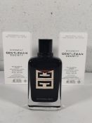 Two as new Givenchy Gentleman Society eau de parfum 100ml (tester bottles).