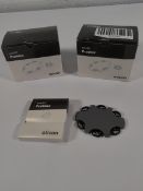 Two boxes of ten Oticon wax protection sets, Prowax Minifit (6 per set).