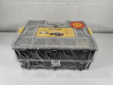 Five packs of two as new Stanley Sortmaster Organizers.