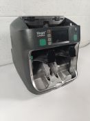 A pre-owned Ntegra compact note counting/sorting machine (requires power adaptor).