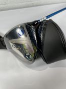 An as new XXIO 13 10.5* Driver, RH, Regular Flex 35g MP1300 DST shaft.