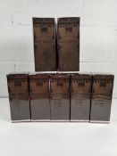 Seven Organo Premium Hot Cocoas packs, 480g/15 sachets per pack, sealed (some minor damage to packa