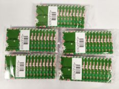 Five packs of Marc Jacobs Daisy Wild 1.2ml EDP fragrance vials (12 per pack - 60 total).