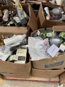 Assorted items to include stationery, toiletries and small household items.